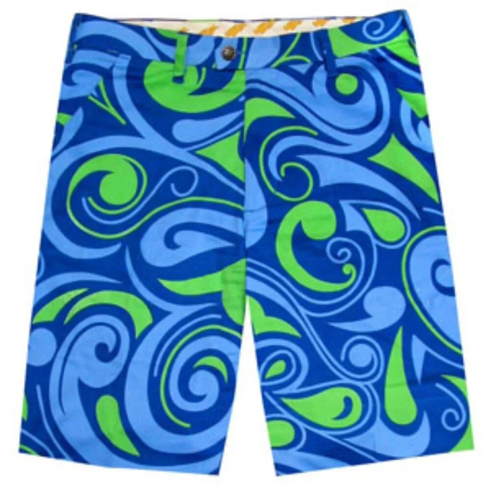 Men's Loudmouth Golf Shorts Size 36 Discontinued Splash